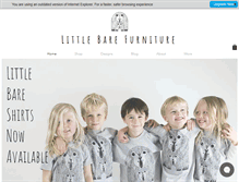 Tablet Screenshot of littlebarefurniture.com
